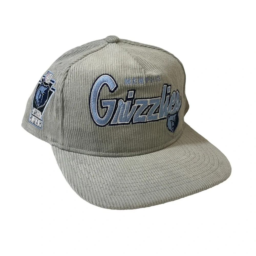 New Era Memphis Grizzlies The Golfer Gray Corduroy Snapback Adjustable Hat OSFM